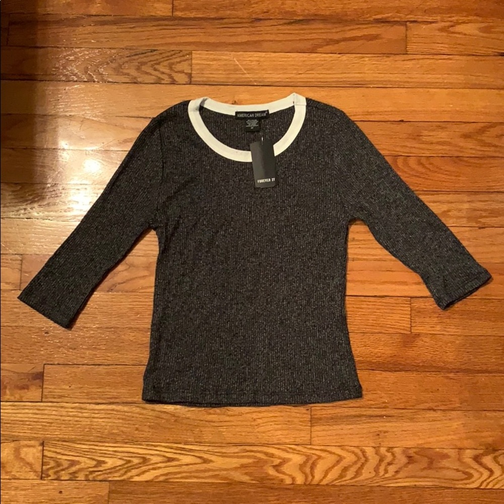 Black crop top